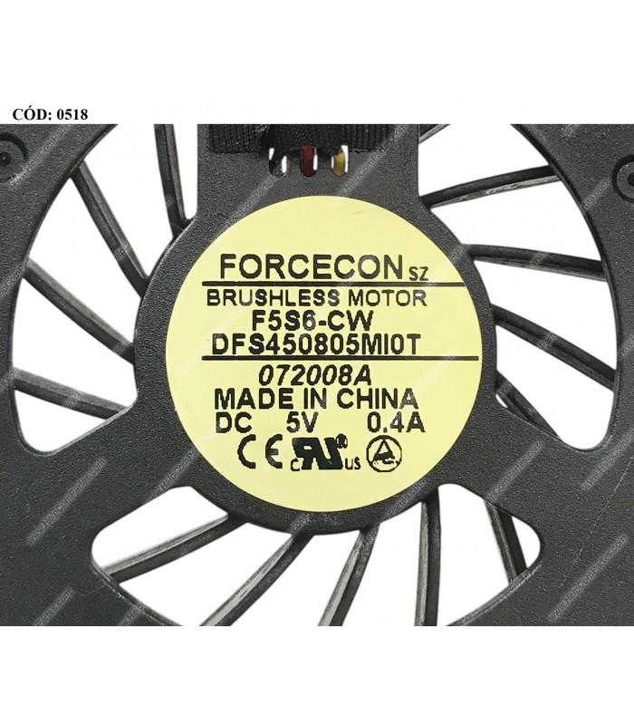 VENTI. HP PAV DV2000 DV2100 DV2200 DV2300 V3000 V3400 V3600 SERIES INTEL+AMD DFS450805MI0T 417081-001 ORIG.