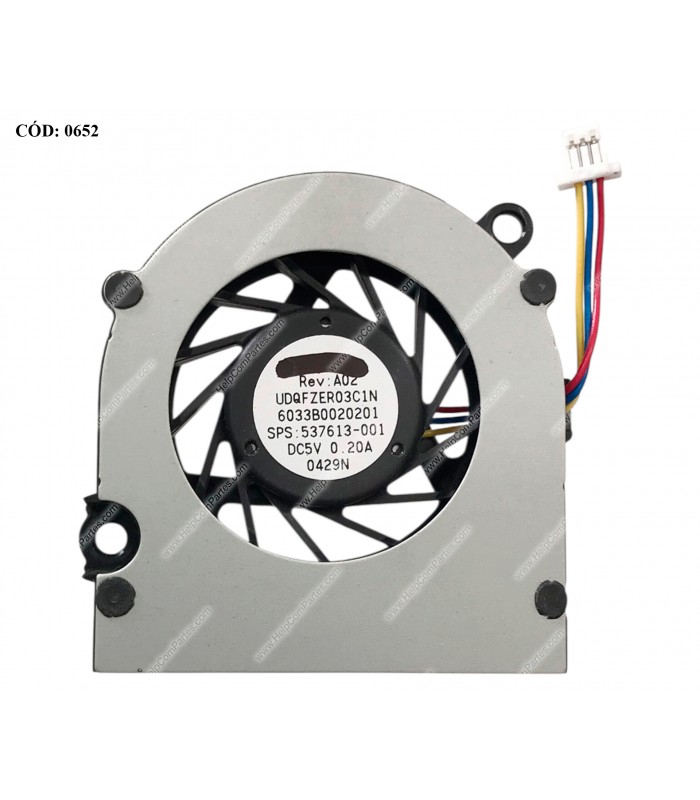 VENTI. HP MINI 1101 5101 110-1000 COMPAQ 110C-1000 102 CQ10-100 SERIES 537613-001 6033B0020201 ORIG.