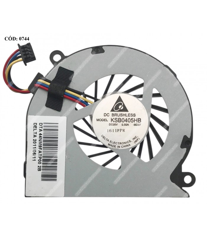 VENTI. HP 3115M 3125 E1 3125 E2 PAV DM1-4000 DM1-4100 DM1Z-4000 DM4-3085LA G4-1210AX SERIES 4PIN 665000-001 ORIG.