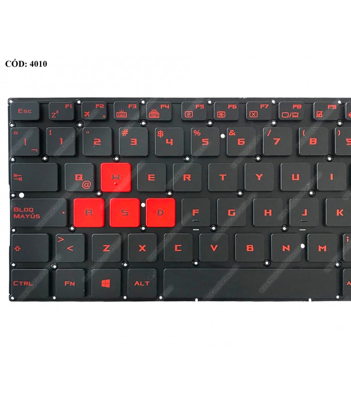 TECLADO ASUS ROG GL502 GL502V GL502VM GL502VMK GL502VT GL502VY GL502VS BK KB-Orange PWR-KEY BL LA ORIG.
