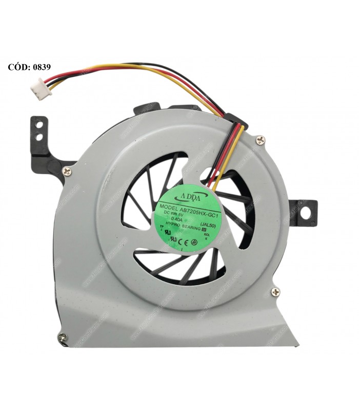 VENTI. TOSHIBA SATELLITE L600 L600D L630 L640 L645 C600D C630 C640 L650-02D SERIES AB7805HX-GB3 OEM.