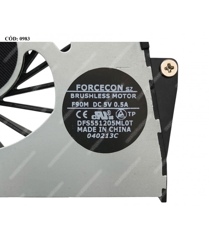 VENTI. LENOVO IDEAPAD Y460 Y460A Y460N Y460C SERIES 31042930 4PIN ORIG.
