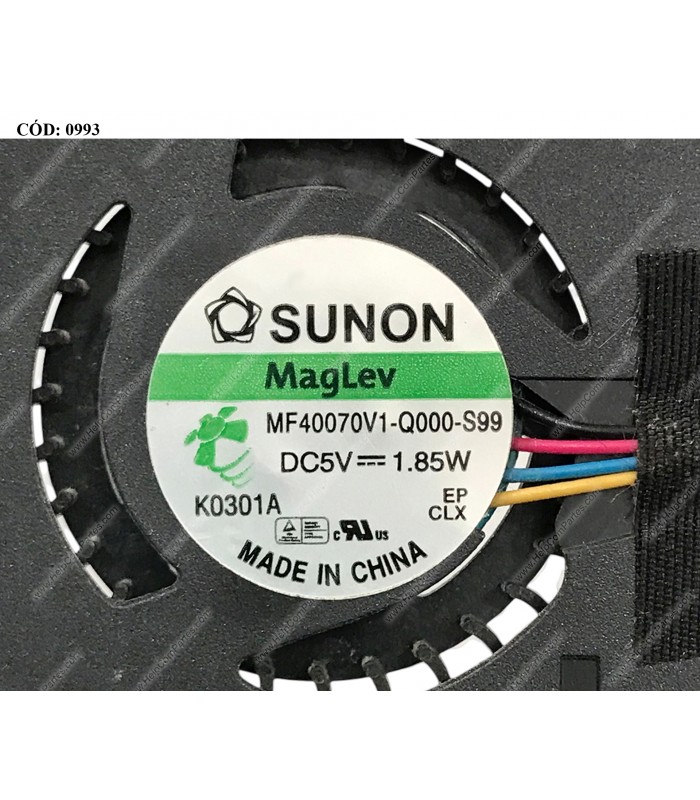 VENTI. ASUS EEEPC 1001HA 1001P  1001PX 1005HA 1005PE 1008HA SERIES 13GOA1B1AM040-10 4PIN ORIG.
