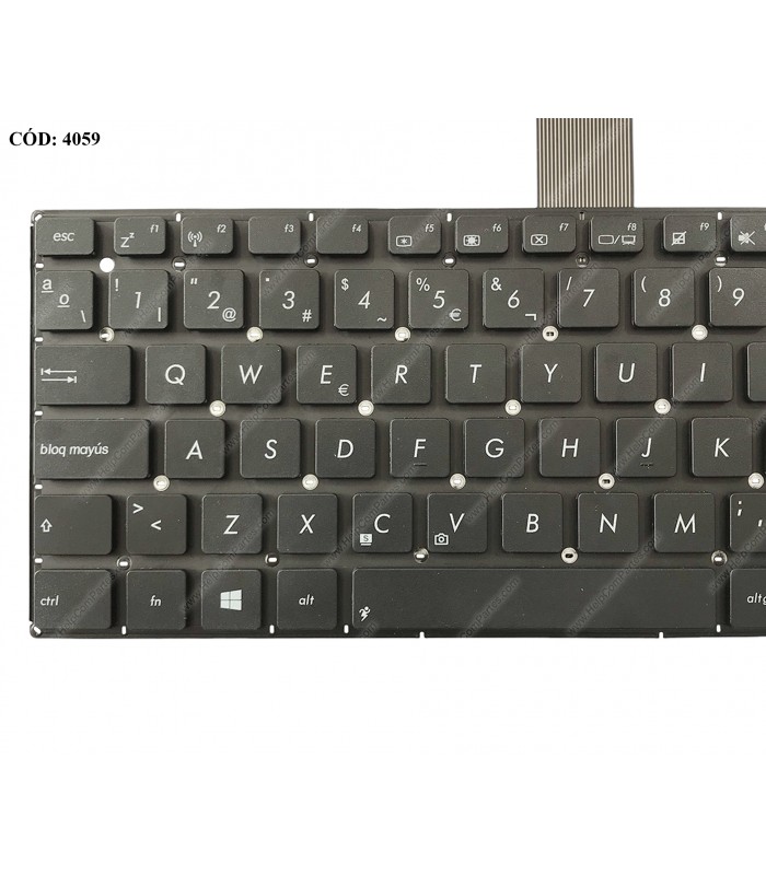 TECLADO ASUS X550 X550C X550CA X550VC R510VC R510WA K550JF K550M K550V F550Z P550C A56 FLEX-18CM BK SP OEM