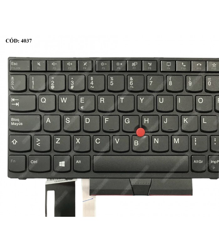 TECLADO LENOVO THINKPAD T15 Gen1 Gen2 P15s Gen1 Gen2 T15g Gen 2/ E580 E585 E590 L580 L590 T590 BK POINT BK SP ORIG