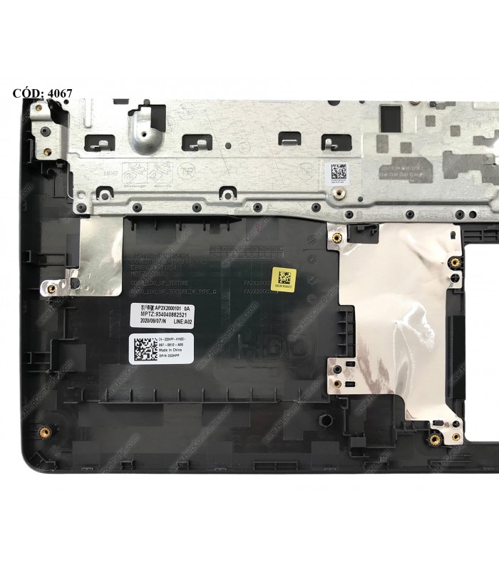 DELL ASSY W/KB W/PLMRST /15 3000 3500 3501 3502 3505 15.6" VOSTRO 15 3500 3501 SERIES 00YPX4 033HPP N-USB-C BK BL LA ORIG.