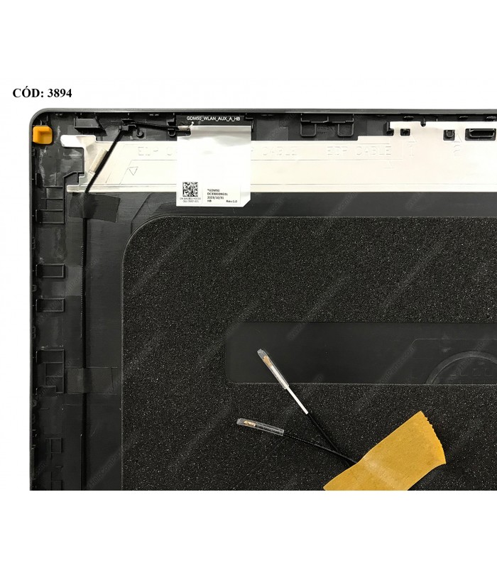 LCD COVER DELL INSP. 15 3510 3511 3515 3520 3521 3525 3530 3535 VOSTRO 3510 3520 3525 SERIES +ANT WIFI 15.6" BK 00WPN8 ORIG.