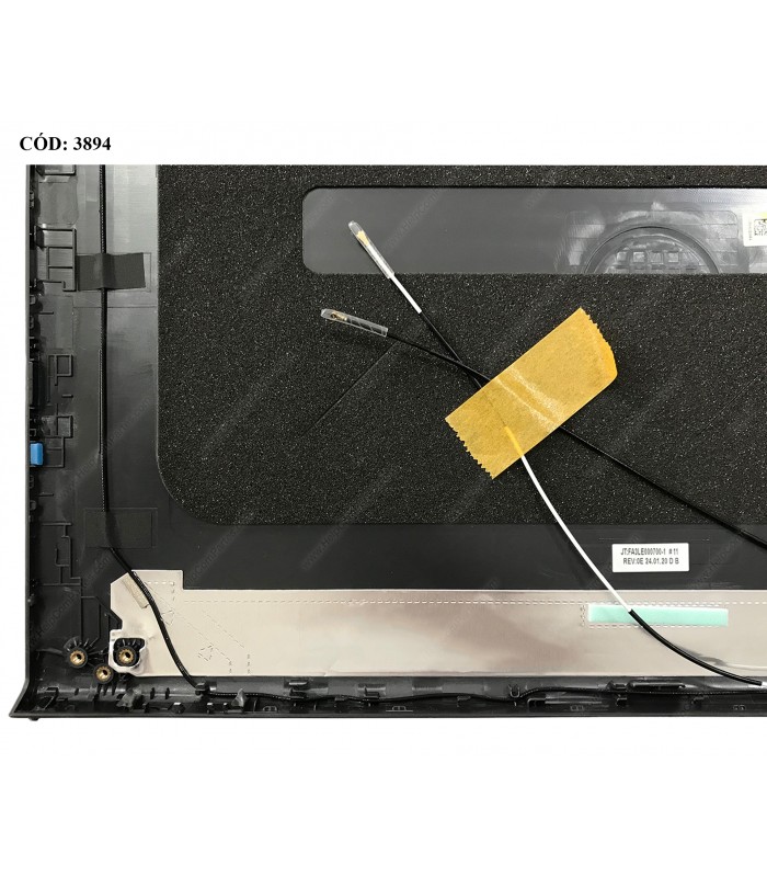 LCD COVER DELL INSP. 15 3510 3511 3515 3520 3521 3525 3530 3535 VOSTRO 3510 3520 3525 SERIES +ANT WIFI 15.6" BK 00WPN8 ORIG.