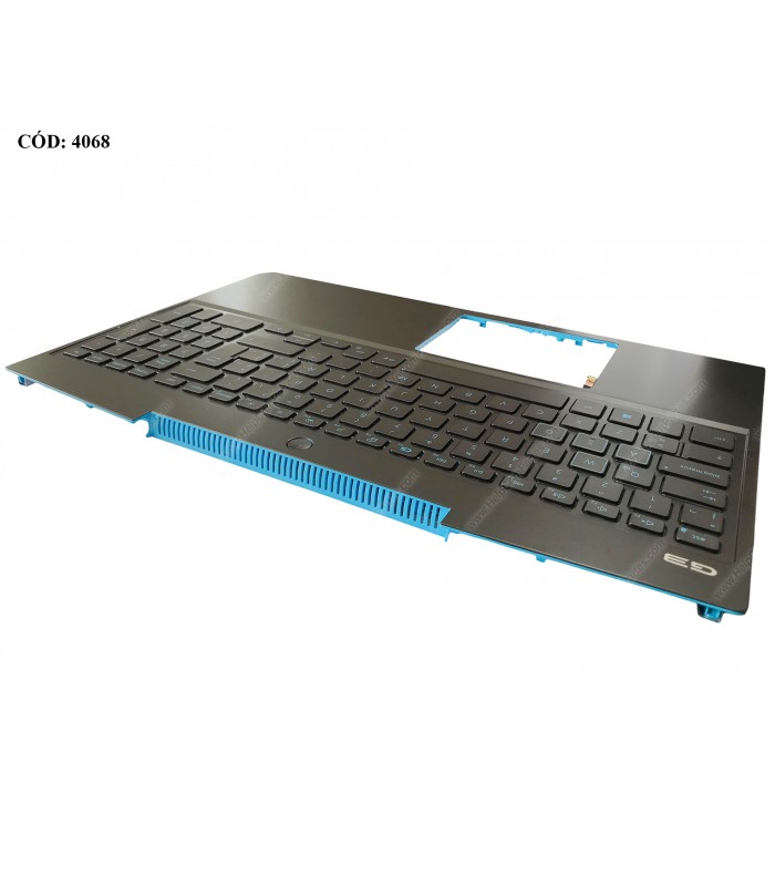 DELL ASSY W/KB W/PLMRST /GAMING G3 15 3500 3590 / G5 15 5500 5505 SERIES /60W -PG- 3-Cell/ 03T5PH BK BL-BLUE LA ORIG.