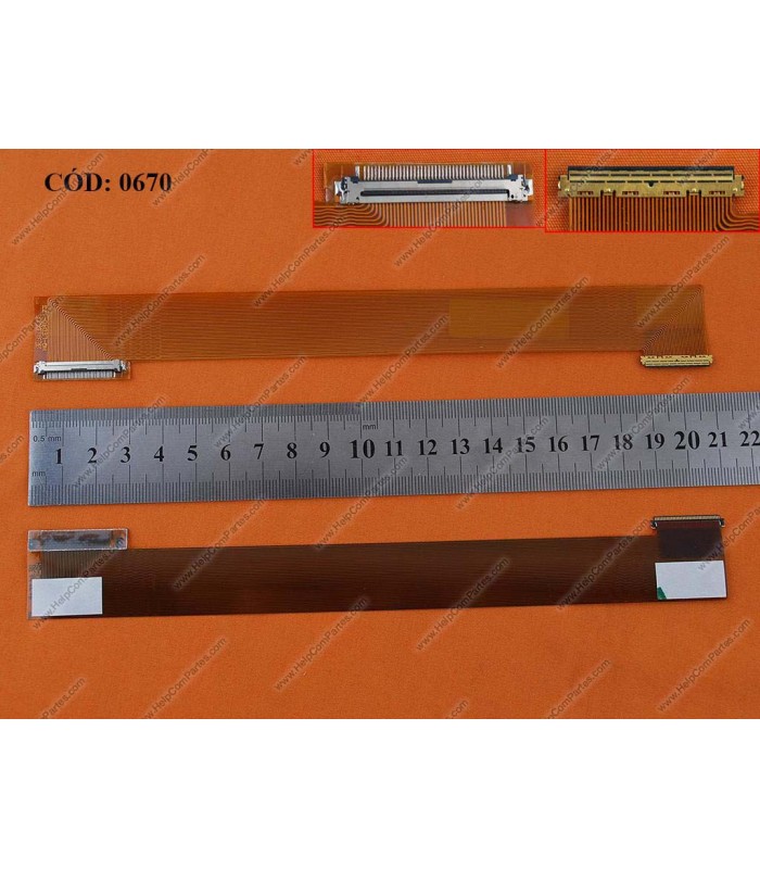 EXTENSOR LCD LED 8.9"  A 17.3" 21cm 40PIN