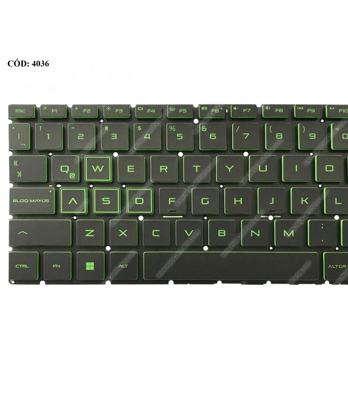 TECLADO HP PAV 15-CS 15T-CS 15Z-CW 15-CW 15-DA 15-DB 15-CX 15-DR 15-DF 15-CN 15-CR 250 G7 255 G7 15-EC 16-A BK BL-GN LA ORIG.