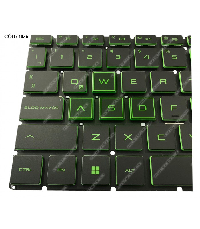 TECLADO HP PAV 15-CS 15T-CS 15Z-CW 15-CW 15-DA 15-DB 15-CX 15-DR 15-DF 15-CN 15-CR 250 G7 255 G7 15-EC 16-A BK BL-GN LA ORIG.