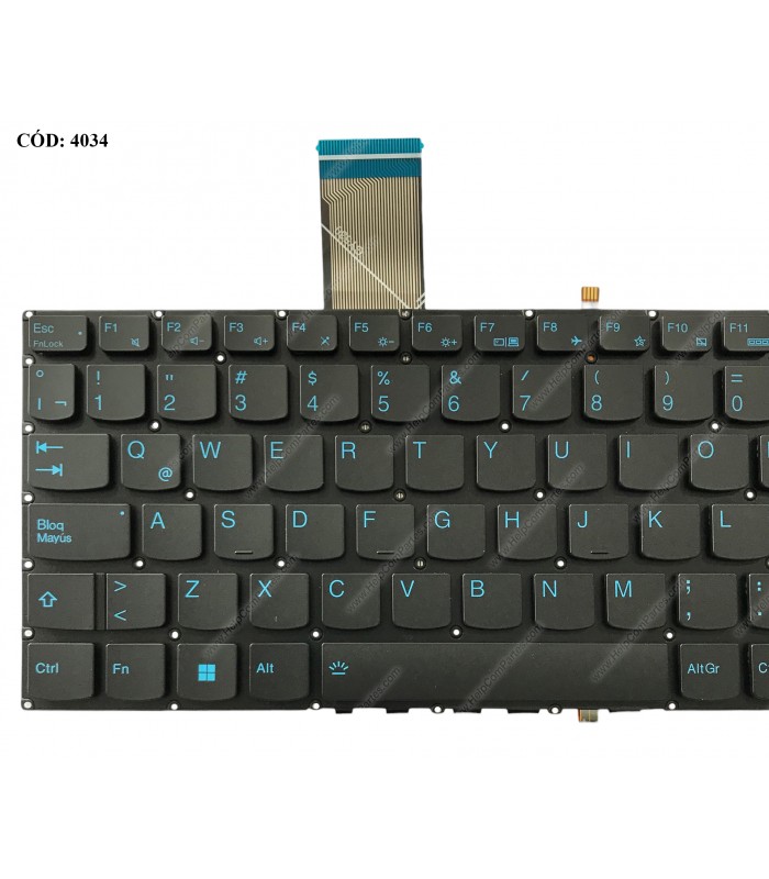 TECLADO LENOVO LEGION 5-15IMH05H 15ARH05H 15IMH05 15IMH05H R7000 Y7000 2020 IP 3-15IMH05 15ARH05 GY530 BK KB-BL BL LA ORIG.