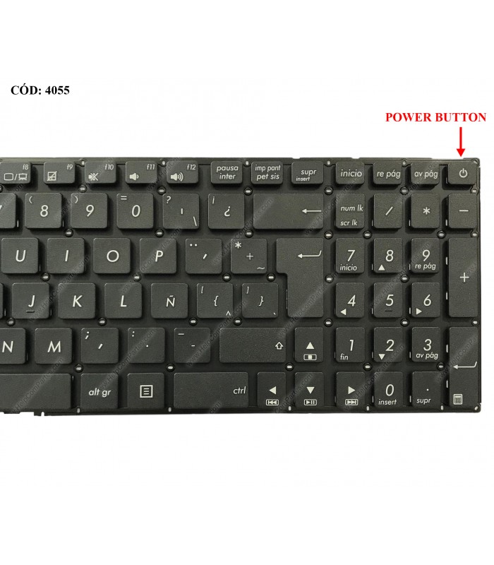 TECLADO ASUS X540 X540L X540LA X540SC K540 K540LA X543 X543UB X543BA X543UA X543MA X543U X543L SERIES BK LA ORIG.