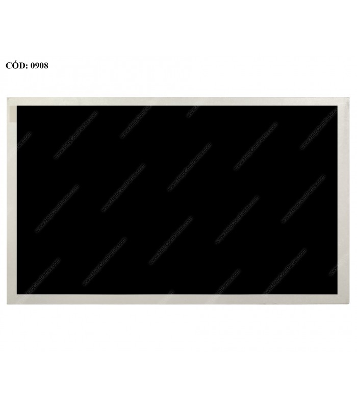 DISPLAY 8.9" 40PIN LED WSVGA SLIM (1024x600) MATTE 60Hz N-TS LVDS VC.D PCBA FLAT 2cm NO BRACKET / HSD089IFW1-A00 ORIG.