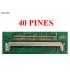 DISPLAY 8.9" 40PIN LED WSVGA SLIM (1024x600) MATTE 60Hz N-TS LVDS VC.D PCBA FLAT 2cm NO BRACKET / HSD089IFW1-A00 ORIG.