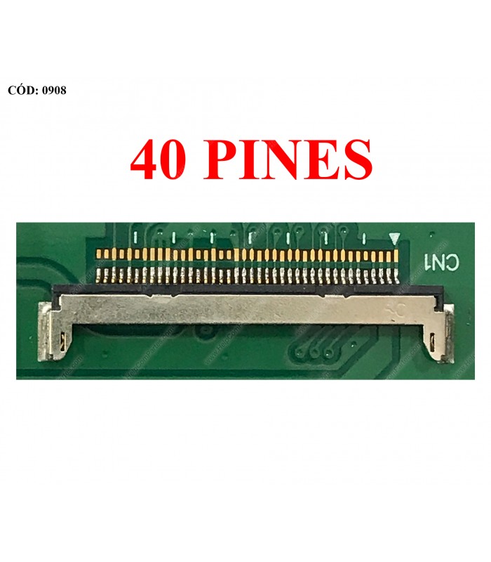 DISPLAY 8.9" 40PIN LED WSVGA SLIM (1024x600) MATTE 60Hz N-TS LVDS VC.D PCBA FLAT 2cm NO BRACKET / HSD089IFW1-A00 ORIG.