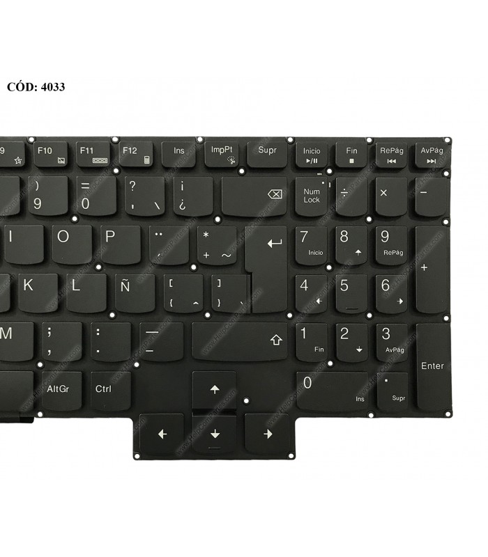 TECLADO LENOVO LEGION 5-15IMH05H 15ARH05H 15IMH05 15IMH05H R7000 Y7000 2020 IP 3-15IMH05 15ARH05 GY530 BK KB-WH BL LA ORIG.