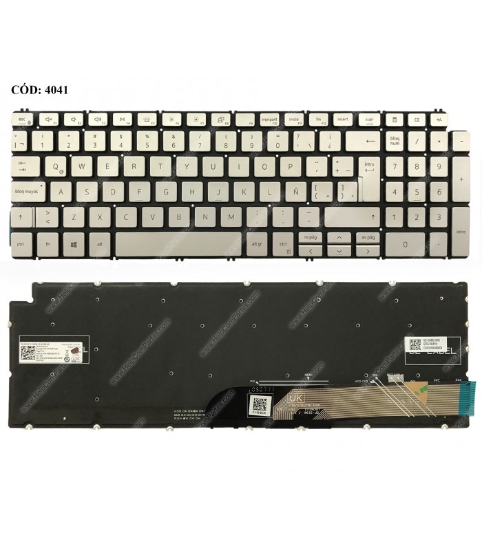 TECLADO DELL INSP. 15 7590 7591 7790 15-7591 5505 5584 5590 5591 5593 5594 5598 3501 3502 3505 5501 5502 5505 SR BL LA ORIG