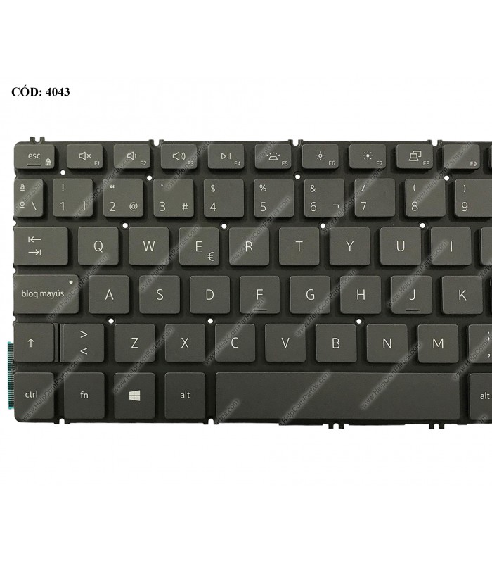 TECLADO DELL INSP. 15 7590 7591 7790 15-7591 5505 5584 5590 5591 5593 5594 5598 3501 3502 3505 5501 5502 5505 GR BL SP ORIG