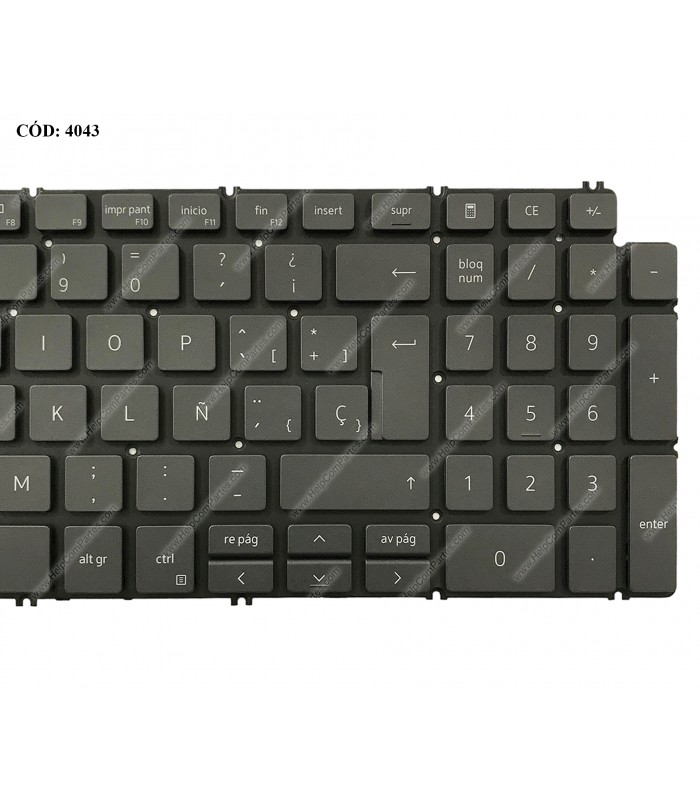 TECLADO DELL INSP. 15 7590 7591 7790 15-7591 5505 5584 5590 5591 5593 5594 5598 3501 3502 3505 5501 5502 5505 GR BL SP ORIG