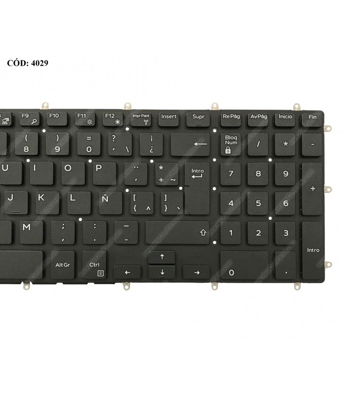 TECLADO DELL INSP. 15 3580 3581 3582 3583 3584 5565 5567 /3579 3590 3595 G3 /5587 G5 /7588 7590 G7 SERIES BK LA ORIG