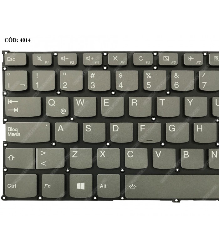 TECLADO LENOVO IP 530S-14ARR 530S-14IKB FLEX-14API FLEX-14IML S740-14IIL YOGA 530-14IKB 530-14ARR 730-13 GR BL LA ORIG.