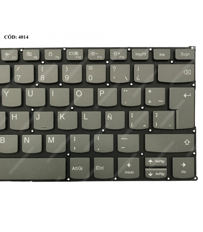 TECLADO LENOVO IP 530S-14ARR 530S-14IKB FLEX-14API FLEX-14IML S740-14IIL YOGA 530-14IKB 530-14ARR 730-13 GR BL LA ORIG.