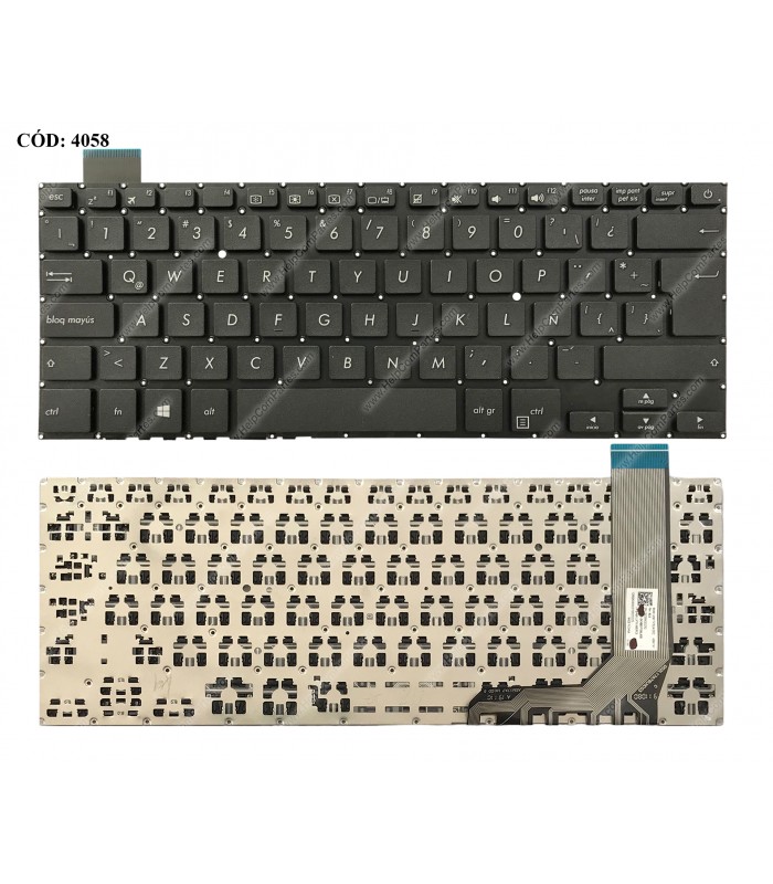 TECLADO ASUS Vivobook 14 X407 X407M X407MA X407UBR X407UA X407U X407UB X407UF A407 SERIES BK PWR-KEY LA ORIG.