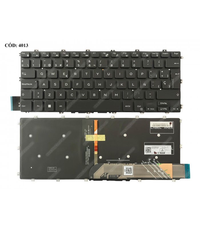 TECLADO DELL INSP. 13-7000 7386 14-5000 5480 5485 5488 5481 5482 5485 5491 15-5000 5580 5585 15-7000 7573 BK BL SP ORIG.