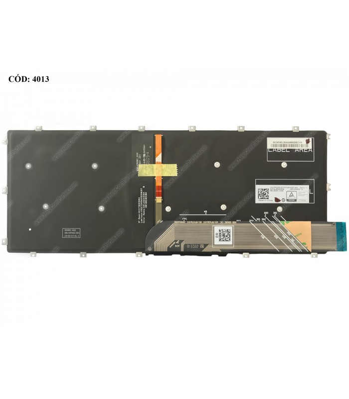 TECLADO DELL INSP. 13-7000 7386 14-5000 5480 5485 5488 5481 5482 5485 5491 15-5000 5580 5585 15-7000 7573 BK BL SP ORIG.