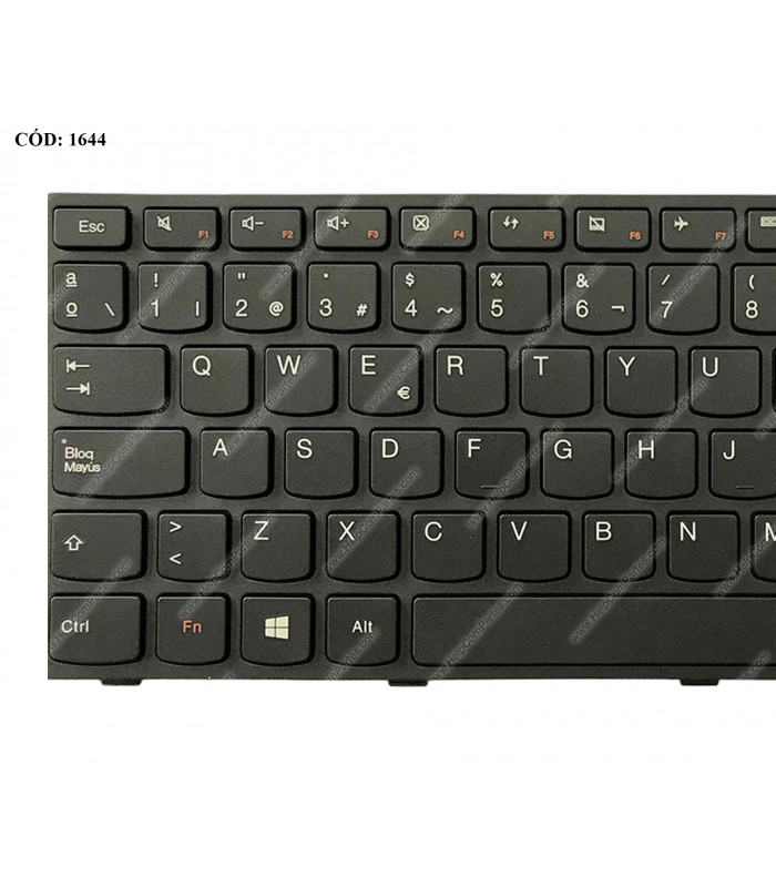 TECLADO LENOVO G40 G40-30 G40-80 G40-45 Z40 B40-70 G40-70 B40-70AT B40-35 300-14IBR 300-14ISK 305-14IBD FLEX 2 14 BK SP OEM.
