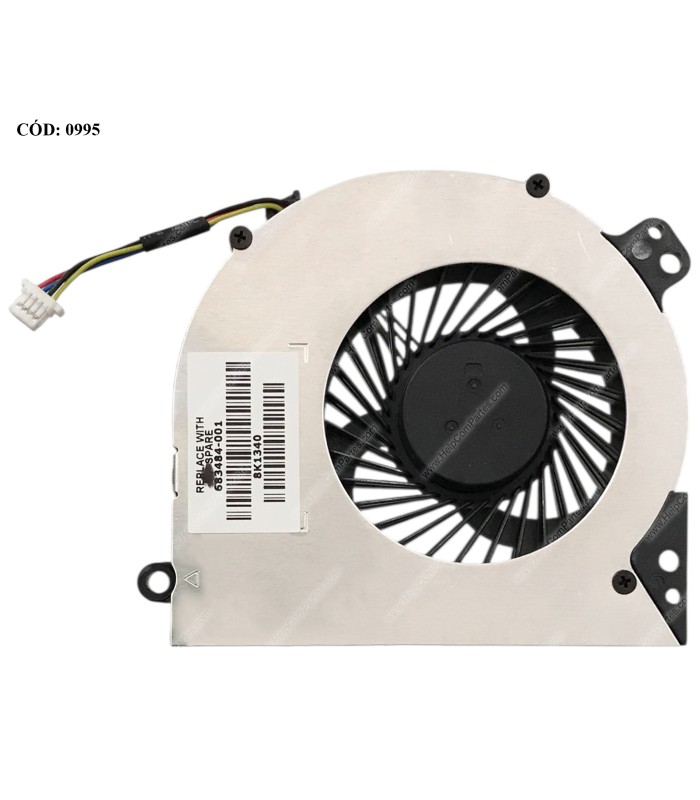VENTI. HP PROBOOK 4540S 4545S 4740S 4745S SERIES DFS551205ML0T- 683484-001 23.10616.12 4PIN  ORIG.