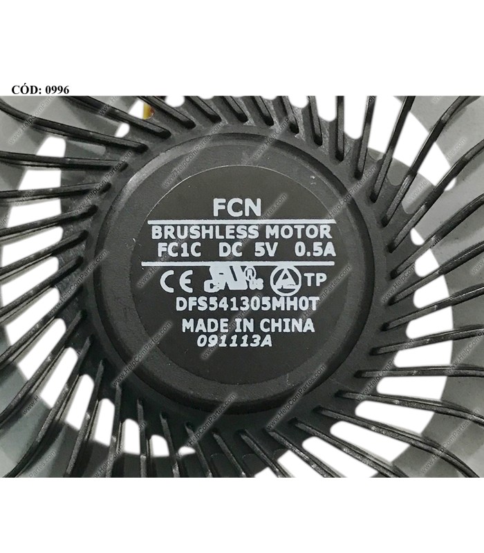 VENTI. LENOVO Y400 Y500 SERIES 90201967  4PIN ORIG.