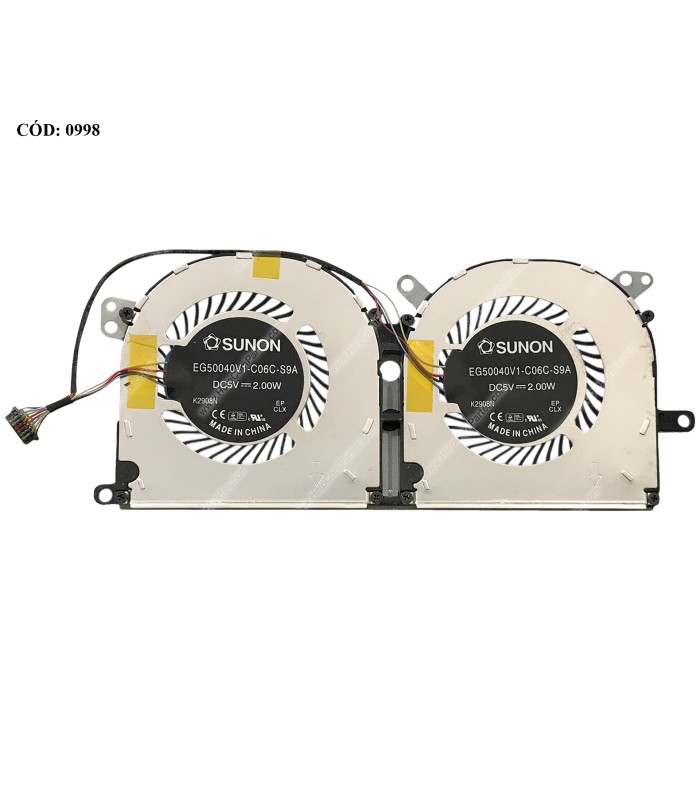 VENTI. LENOVO IDEAPAD YOGA 13  SERIES 142500005 2FAN DUAL 8 PIN ORIG.