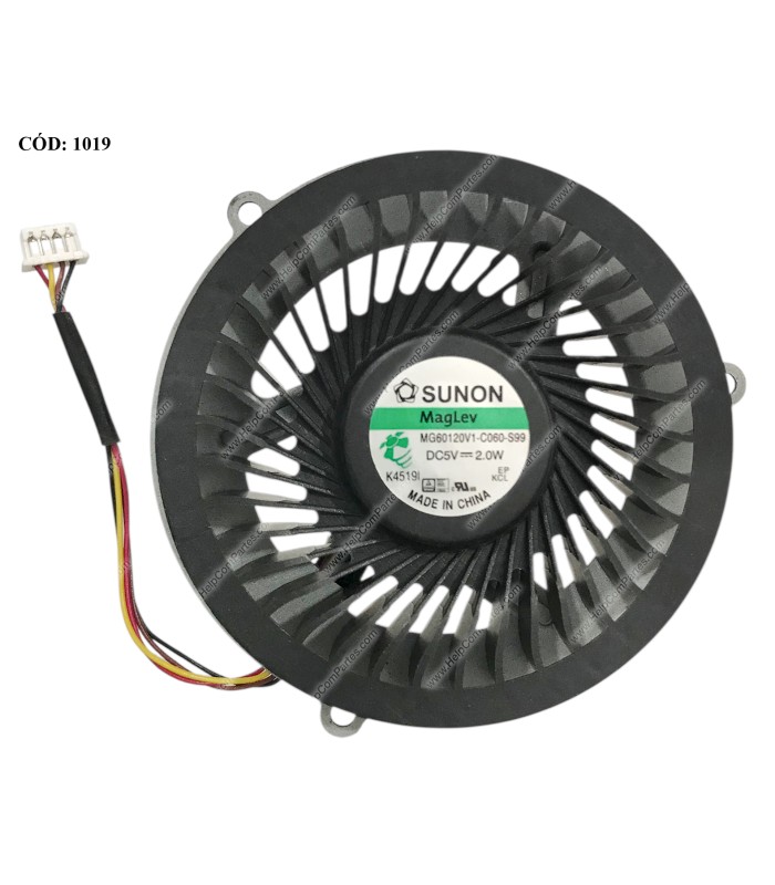 VENTI. LENOVO Y570 Y570A Y570N Y570G SEREIS 31049882 4PIN ORIG.