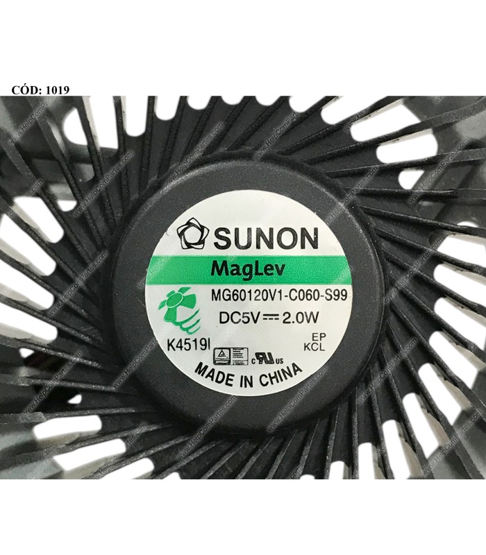VENTI. LENOVO Y570 Y570A Y570N Y570G SEREIS 31049882 4PIN ORIG.