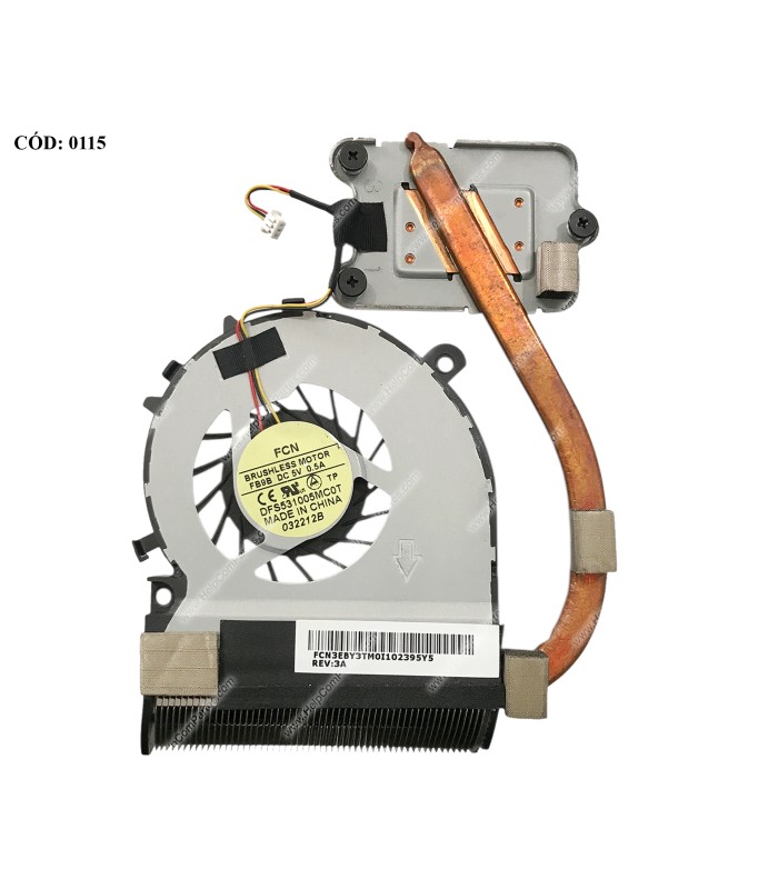 VENTI. TOSHIBA SATELLITE L840 L840D L845 L845D S845D C800 C805 C845 SERIES A000201300 ORIG. (DS)