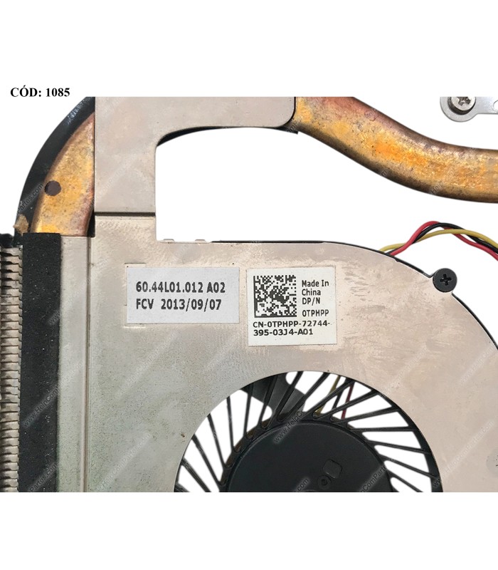 DISIPADOR DELL INSP. 14R 5437 3437 3421 SERIES + FAN 0TPHPP ORIG. (DS)