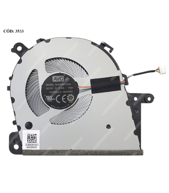 VENTI. LENOVO S145-14API V14-ADA V14-ARE V14-IGL V14-IIL S145-14IIL S145-IWL AST IKB SERIES 5F10S13876 4PIN ORIG.