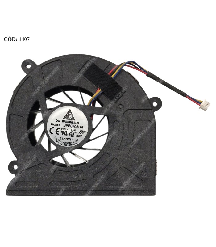 VENTI. ASUS G53 G53S G73 G73J G73S G73H G73JH SERIES 13GN0U10P070-1 4 PIN ORIG.