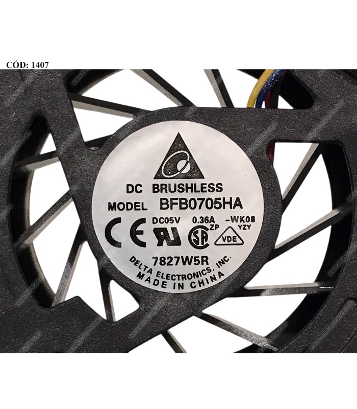 VENTI. ASUS G53 G53S G73 G73J G73S G73H G73JH SERIES 13GN0U10P070-1 4 PIN ORIG.