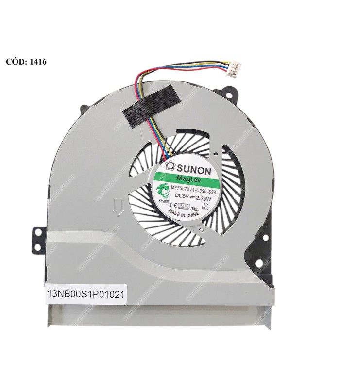 VENTI. ASUS X550 X550V X550C X550VC X550DP X450 X450L X450CA SERIES 13NB00S1P01011 4PIN ORIG.
