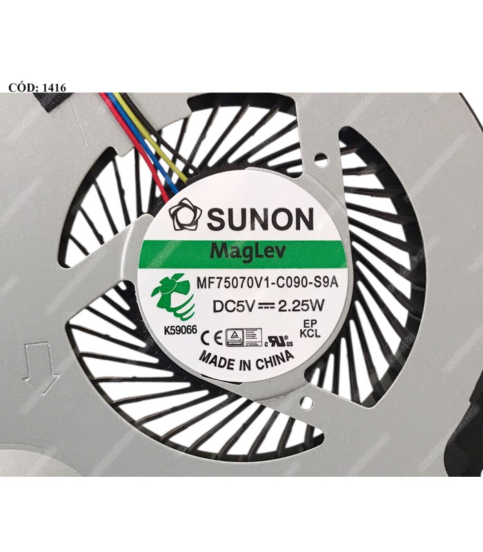 VENTI. ASUS X550 X550V X550C X550VC X550DP X450 X450L X450CA SERIES 13NB00S1P01011 4PIN ORIG.