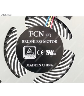 VENTI. ASUS ROG TUF Gaming FX504 FX504G FX504GM FX504GD FX80 FX80G DERECHO GPU 13NR00J0P02021 4PIN ORIG.
