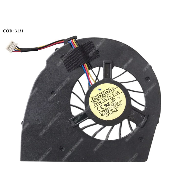 VENTI. DELL INSPIRON 17 1750 SERIES 0K536T 4PIN ORIG.