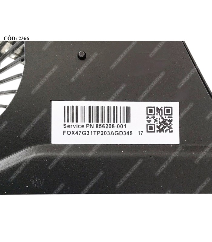 VENTI. HP PAV 14-AM 15-AY 15-BA 14-AL 14-AV SERIES 4PIN NFB91A05H 856206-001 ORIG.