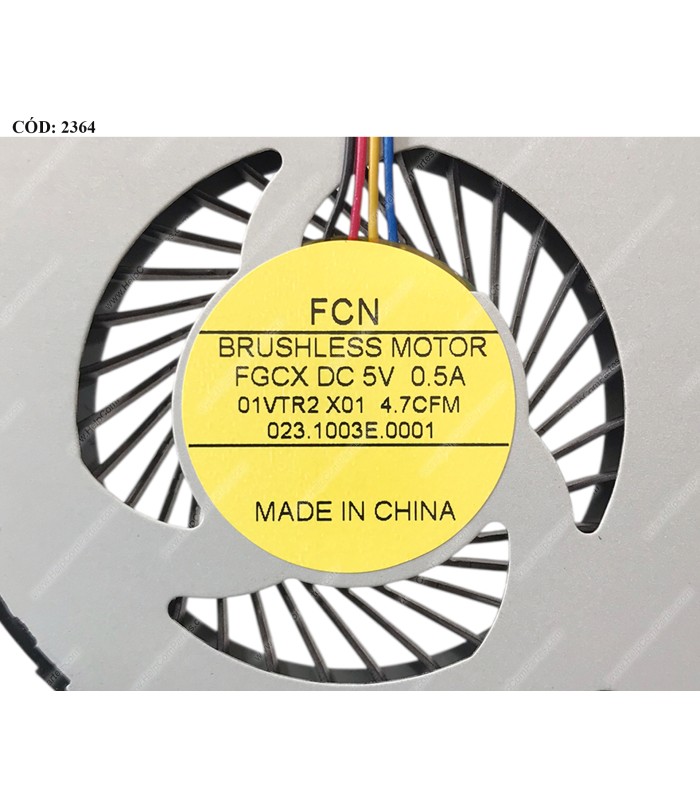VENTI. DELL INSP. AIO 24-3455 24-3459 24-3464 24-3480 SERIES 01VTR2 4PIN ORIG.