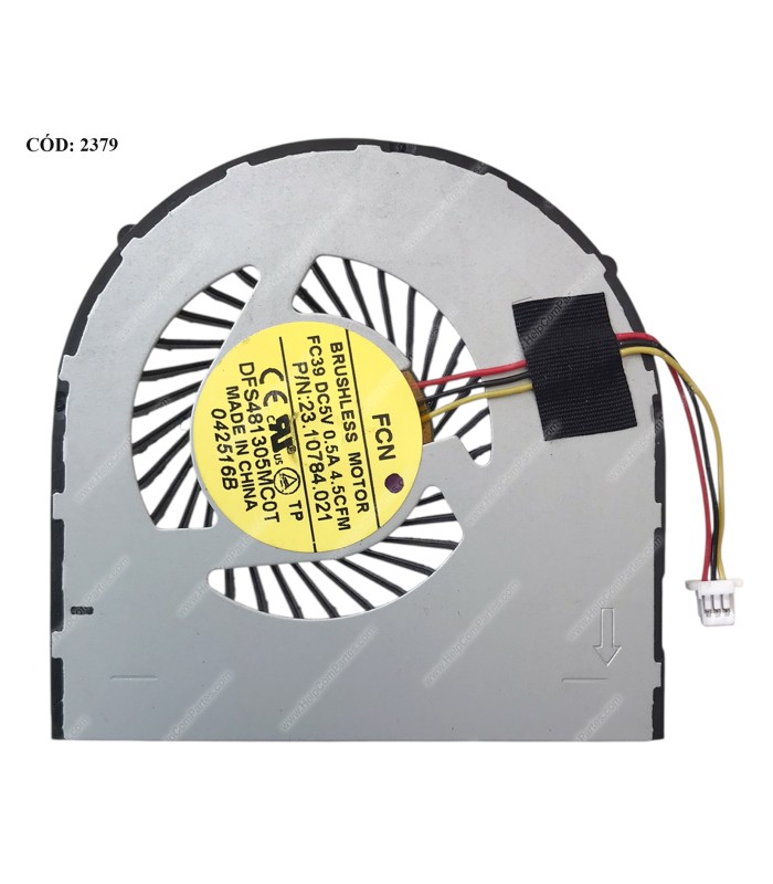 VENTI. DELL 3442 3443 3441 3446 3542 3541 2421 3421 5421 SERIES 09W0J6 3PIN ORIG.