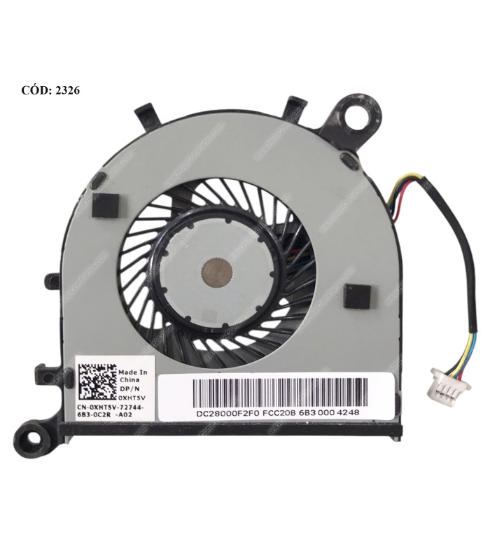 VENTI. DELL XPS 13 9343 9350 SERIES 0XHT5V 4PIN ORIG.